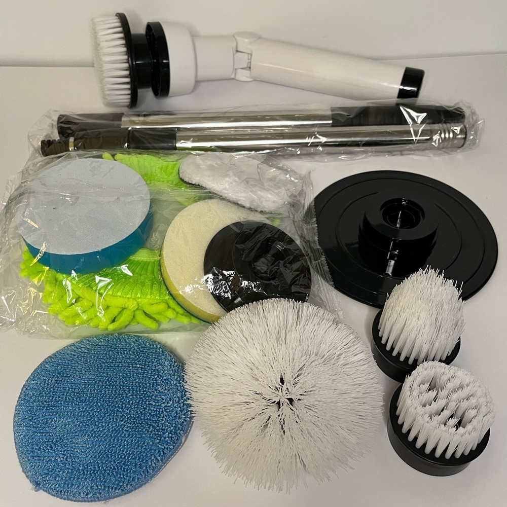 Electric Cleaning Brush Set with Attachments